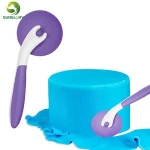 Plastic Fondant Trimmer Pizza Cutter Pizza Wheel Slicer Pasta Dough Crimper Baking Pizza Tool Set Cake Decorating Tools Kitchen