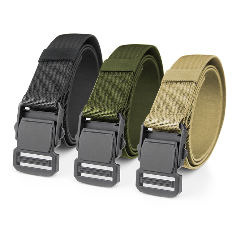 Buy Plastic Tactical Magnetic Belt Easy Unlock Casual Versatile Webbing ...