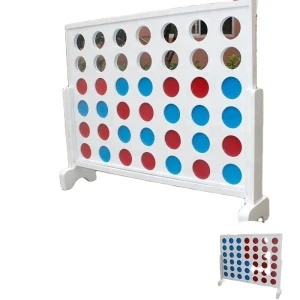 Play Platoon Giant Wooden Connect 4 Outdoor Game - Four in a Row Wins