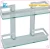 Import Popular Style High Quality Aluminum Wall Mounted Bathroom Glass Corner Shelf from China