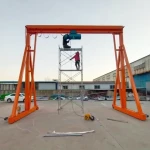 Portable a-frame gantry crane, mobile gantry cranes 1ton 2ton 3ton 5ton