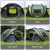 Import portable outdoor tent camping with carry bag Made of Durable Polyester Fabric from China