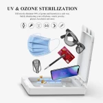 Portable UV Cell Phone Sanitizer with USB Charger Multi Use UV Light Disinfection for Smartphone Toothbrush Watch Jewelry