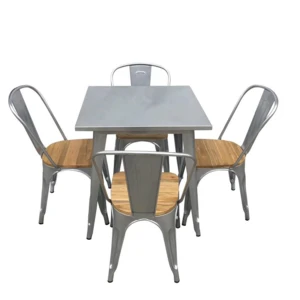 Powder Coating Classic square contracted dining restaurant table