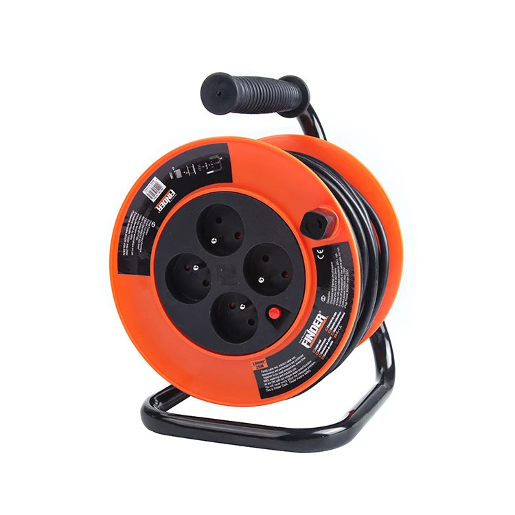 European Socket Small Cable Reel Extension Cord Retractable - China  Retractable Cable Reel, Extension Cord