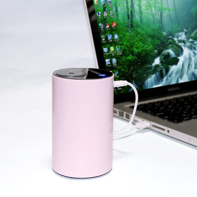 PR-27 Rechargeable Pink 10ml Mini USB Difuser Portable Battery Car Waterless Oil Aroma Diffuser