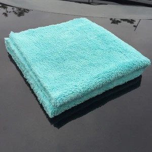 Premium Absorbent Plush Custom Microfiber Edgeless Car Wash Towel
