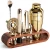 Import Premium quality stainless gold Cocktail Shaker Set with stand from China