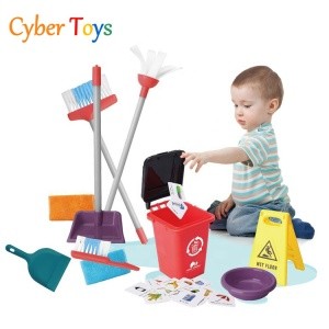 Preschool play cleaning toys14pcs housekeeping tool kit
