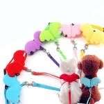 Pretty Creative H-shaped Angel Wings Nylon Cute Puppy Pet Dog Collar Leash