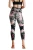 Import Pretty In Black Printed Yoga Crops from USA