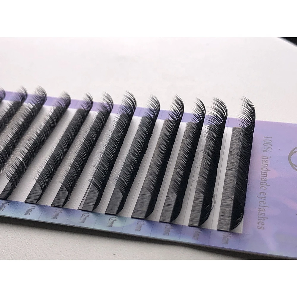 Private label 0.20mm double grafted new eyelashes extension