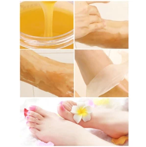 Private label honey repairing foot sheet moisturizing exfoliating peel foot mask