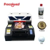 Procolored Multifunction LED Flatbed UV Printer A3 Automatic DTG Tshirt Printer Golf Phone Case Wood Bottle Print Machine A4