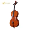 professional natural flame handmade cello High Quality Spruce top Light Flame Maple Professional Solid Cellos