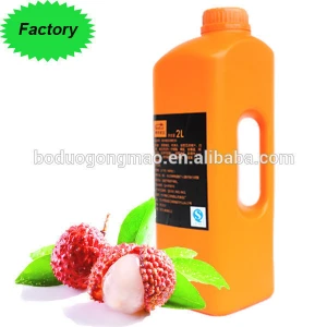 Professional Supplier Lychee Flavored Fruit Concentrated Juice for Beverage Mixing