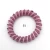 Import Professional wholesale ladies TPU double lines spiral telephone line hair accessories elastic hair band from China