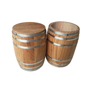 Provided new portable frequently used wooden barrel ice bucket