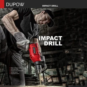 PT02209 DUPOW High Quality 710W  Electric Screwdriver Drill 13mm  Impact Drill