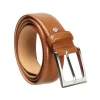 PU leather man belts genuine leather pin buckle belt automatic buckle women belts