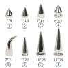 Punk style cone screw alloy studs leather craft rivet bullet spikes DIY