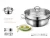 Import PURE COOK Multipurpose double layer stainless steel food steamer pot with mesh steamer from China