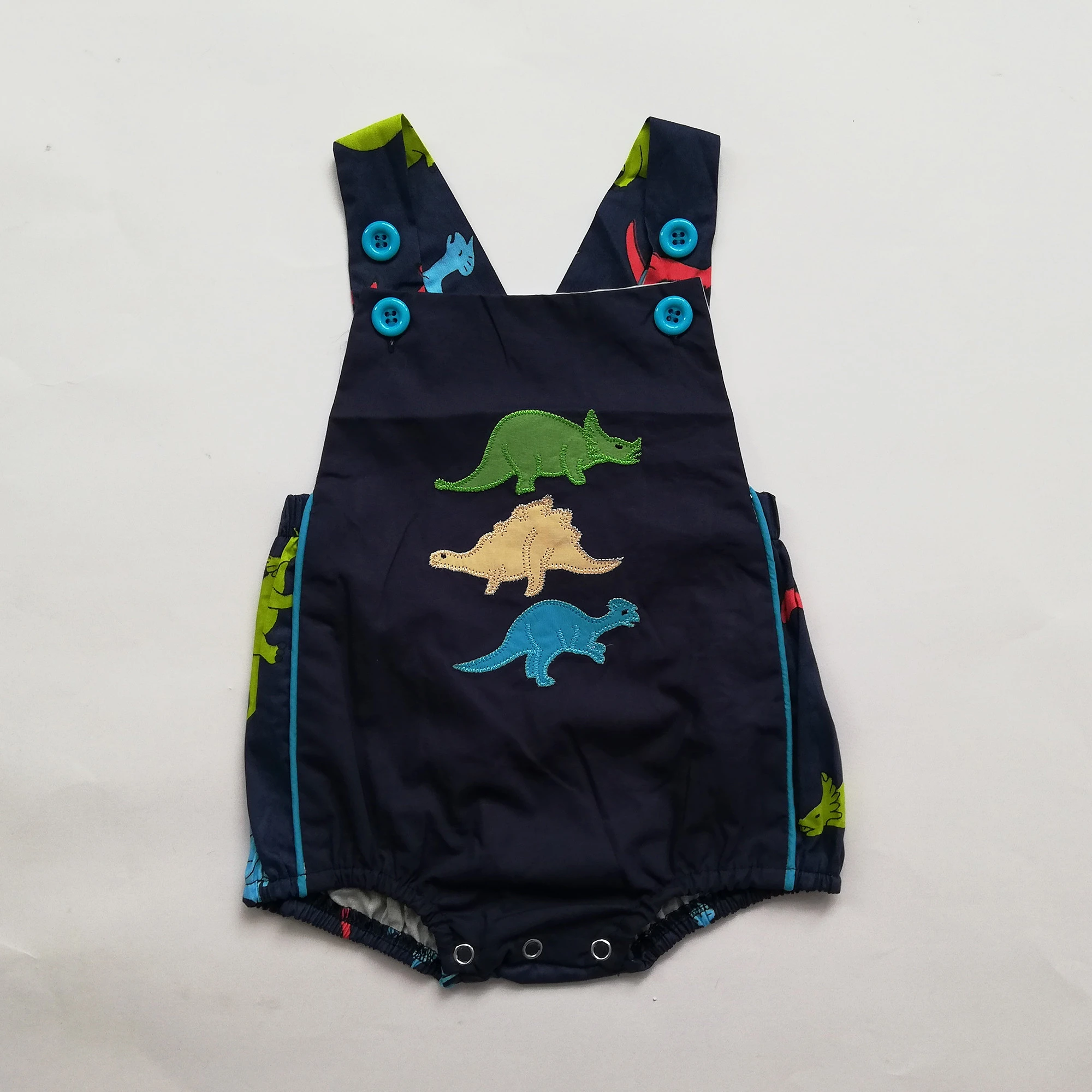 puresun spring summer bubble rompers dinosaur applique baby clothes newborn clothing girls ruffle romper