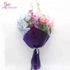 purple plastic flower sleeves