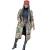 Import PZF Clothing S3726 Hot selling camouflage printed patch long women trench coats 2020 winter from China
