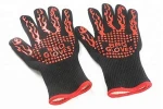 Quayee Heat Resistant Oven Mitts Barbecue Cook safety Gloves