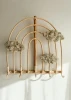 Rainbow Rattan Wall Shelf for Indoor Decoration Shelf With Wood and Rattan Design Basic Style Made In Vietnam KT15