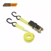 Ratchet Tie Down width 25mm Breaking Strength 1000kg multicolor polyester box packing tension strap Hardware Rigging