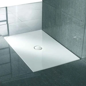 Rectangle low height acrylic shower pan with drainer PB001