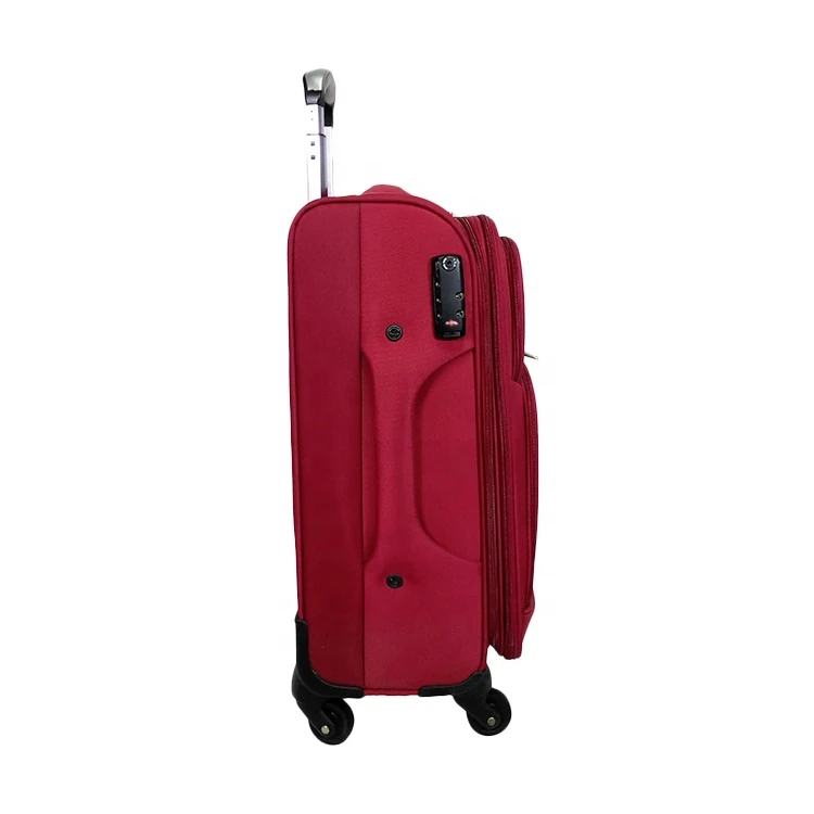 Red High-end Nylon Polyester Fabric Travel Suitcase Luggage bags