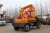 Import road construction equipment pile driver machine for guardrail installation from China