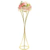 Romantic Wedding Gold Metal Vase for Wedding,Party and Event Decoration