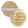 Round and large size bath body brush with bead