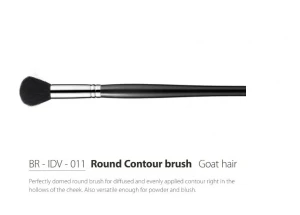 Round Contour Brush for Cheek Goat Hair Cosmetic Brush