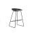 Import Round seat covered bar stool dining bar chair with sold wood leg from China