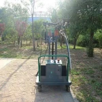 Round shaped automatic bush trimmer and telescopic pole hedge trimmers