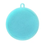 Roundish food grade kitchen silicone cleaning brush