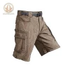 Running Oem Khaki Crossfit Custom Elastic Waist Mens Trousers Cargo Pant Cotton Workout Polyester Summer Shorts Man