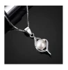 S925 Fashion Creative Sterling Silver Pearl Necklace Pendant Female Jewelry Personality Joker