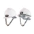 Import Safety Helmet Hard Hat Pin Type With 4 Point Industrial Safety Helmet To Protect Head from China