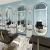 Import Salon Beauty Chair And Mirror Set Gold Led Salon Mirror Hair Salon Mirrors Designs from China