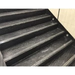 Samistone black Slab Hotel Project Marble Stair