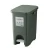 Import Sanitary and Hygienic brown foot pedal trash bin 20L for home use , with plastic bag holder from Japan