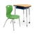 Import school desk manufacturers school desk with attached chair school desk trapezoid from China