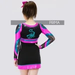 School Spandex material youth girls cheerleading custom uniforms