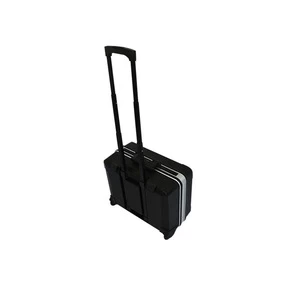 Scuff resistant spacious abs instrument plastic trolley tool case